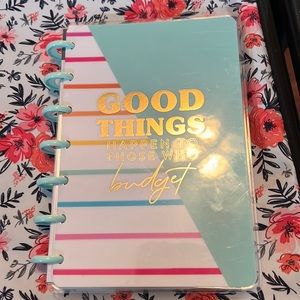 Mini happy planner budget planner